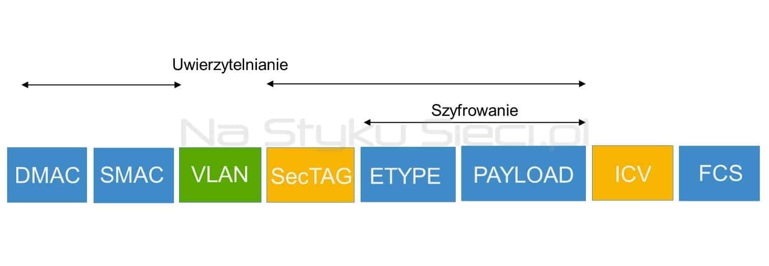 Ramka MACsec bez szyfrowania VLAN