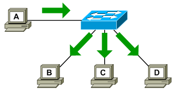 Unicast flooding
